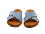 Perky Washed Denim Sandal