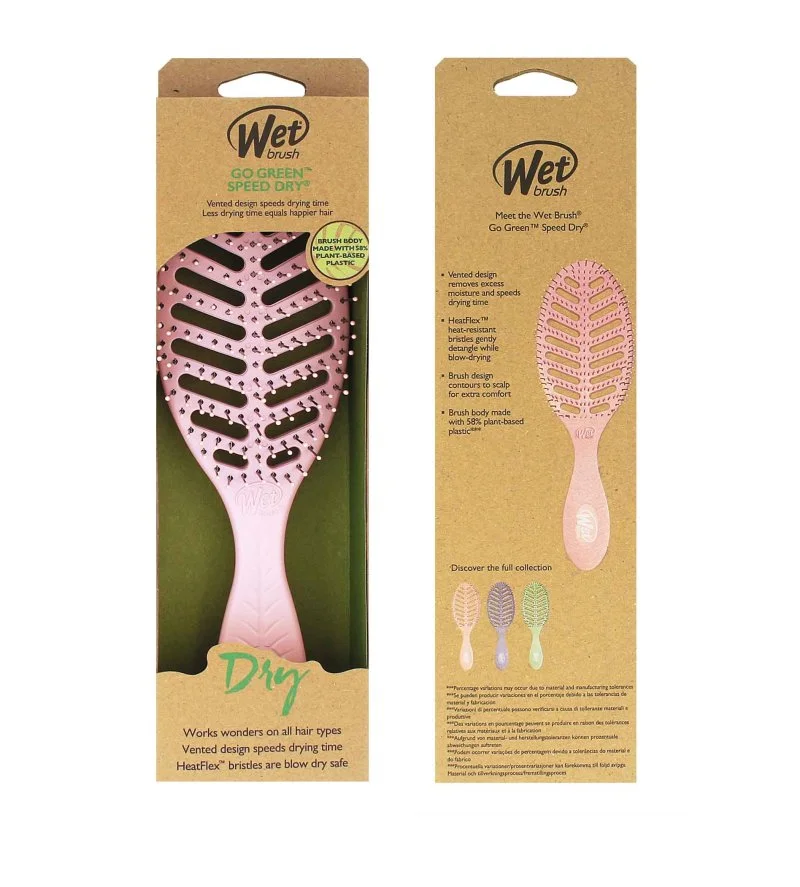 Go Green Speed Dry kartáč na vlasy Pink