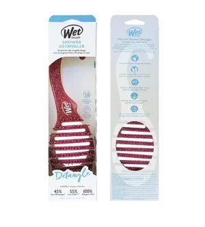 Wet Brush Shower Detangler kartáč na vlasy Pink Glitter