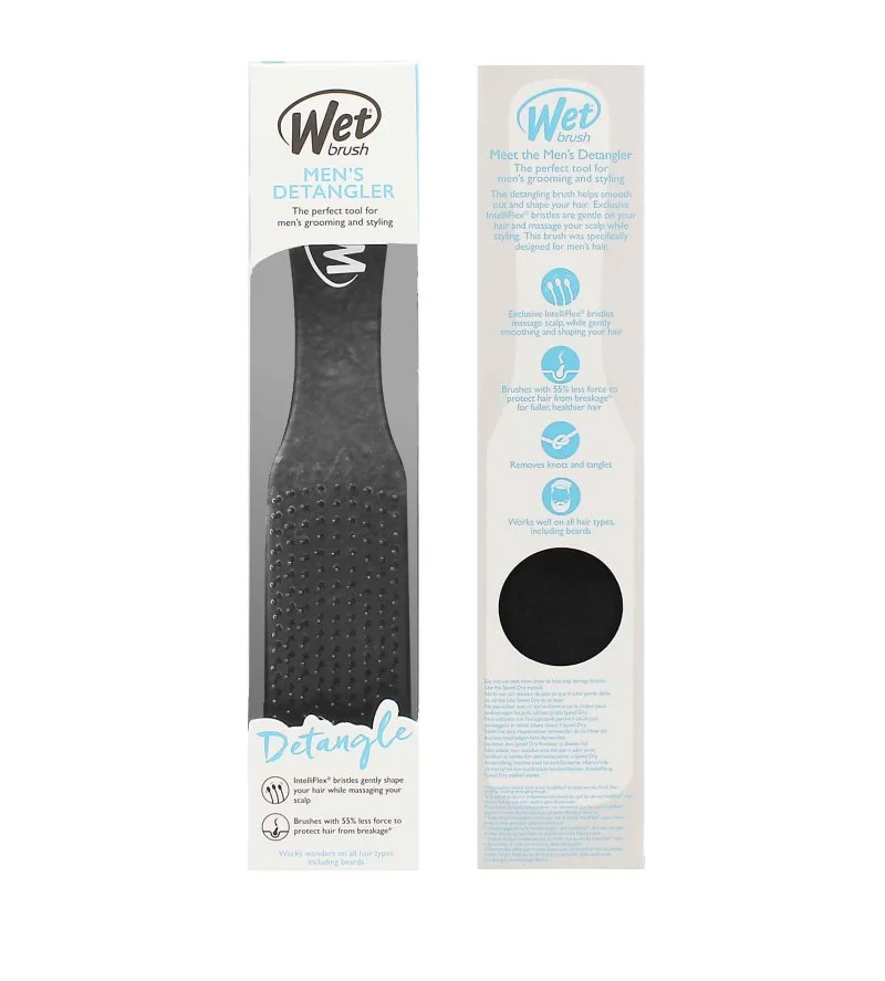 Men's Detangler kartáč na vlasy Black Leather