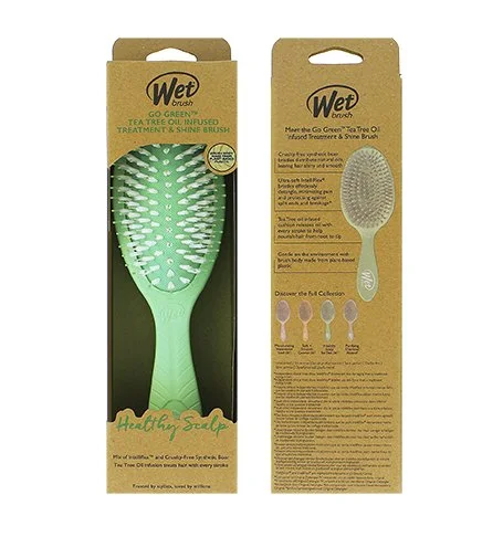 Go Green Treatment & Shine Brush kartáč na vlasy Tea Tree
