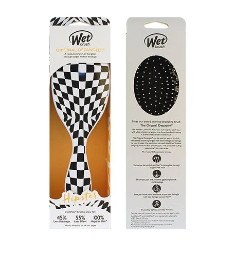 Original Detangler Hipster kartáč na vlasy Checkers