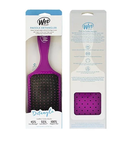 Paddle Detangler kartáč na vlasy Purple