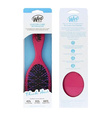 Custom Care Thick Hair Detangler kartáč na vlasy Pink