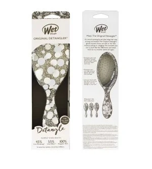 Wet Brush Original Detangler Groovy Disco kartáč na vlasy Silver