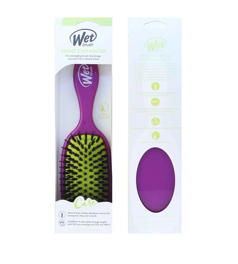 Shine Enhancer kartáč na vlasy Purple