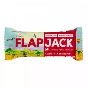 Wholebake Flapjack ovesný malina-jablečná šťáva bezlepkový 80 g   BRYNMOR