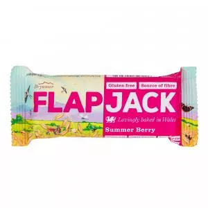 Wholebake Flapjack ovesný malina-jahoda bezlepkový 80 g   BRYNMOR