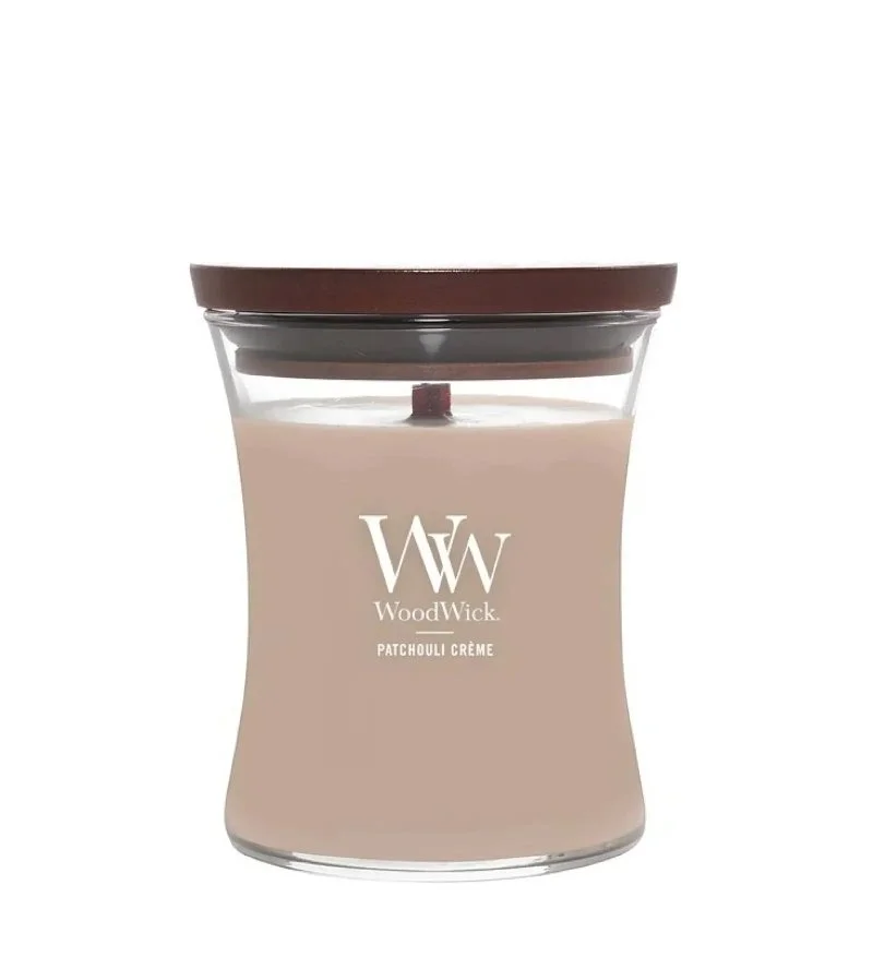 Patchouli Créme vonná svíčka s dřevěným knotem 275 g