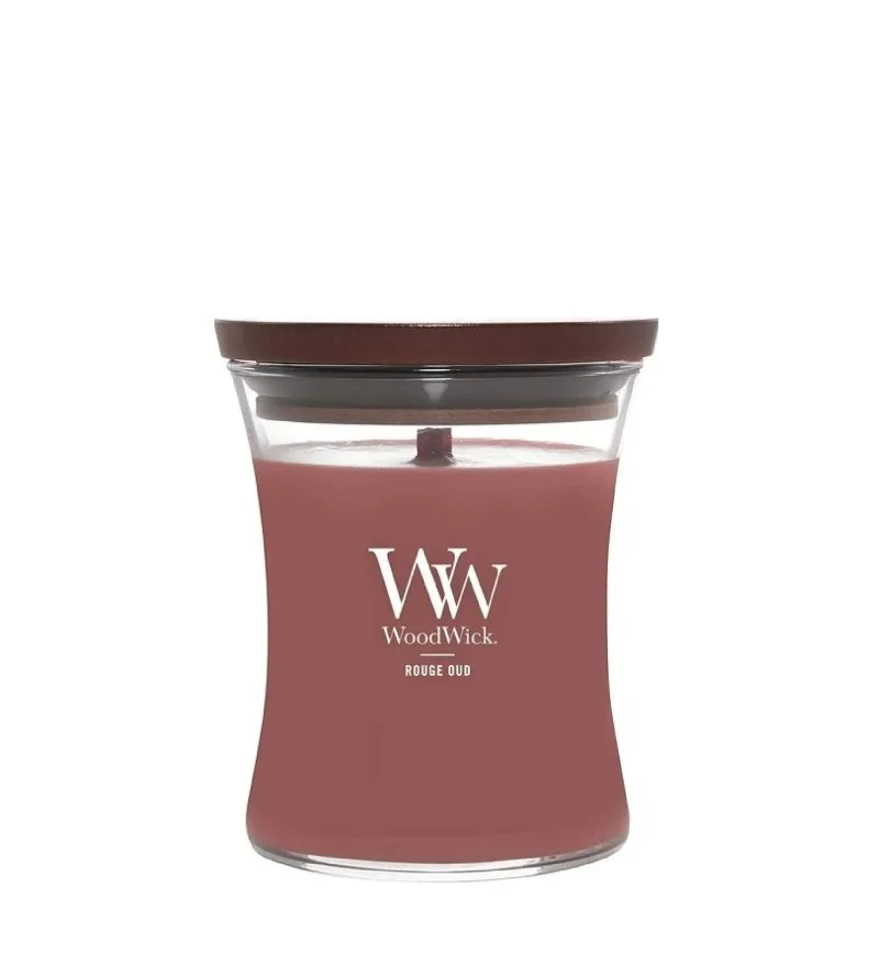 Rouge Oud vonná svíčka s dřevěným knotem 275 g