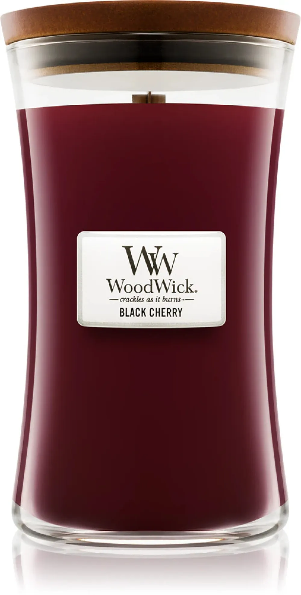 Black Cherry vonná svíčka s dřevěným knotem 275 g