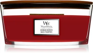 WoodWick Crimson Berries vonná svíčka s dřevěným knotem 453,6 g