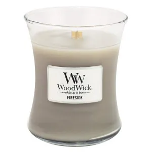 WoodWick Fireside vonná svíčka s dřevěným knotem 275 g