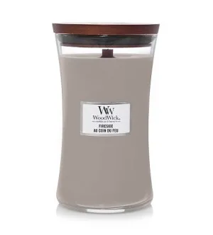 WoodWick Fireside vonná svíčka s dřevěným knotem 609,5 g