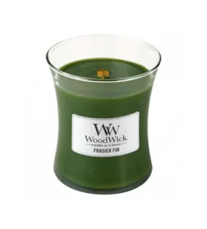 WoodWick Frasier Fir vonná svíčka s dřevěným knotem 275 g