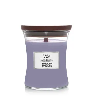 Woodwick Hypnoflora vonná svíčka s dřevěným knotem 275 g