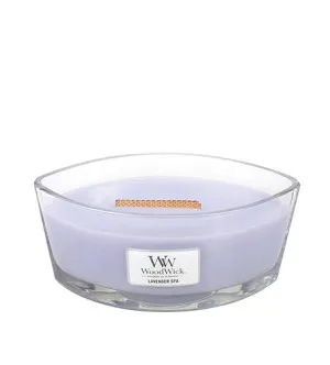 WoodWick Lavender Spa vonná svíčka s dřevěným knotem 453,6 g