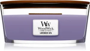 WoodWick Lavender Spa vonná svíčka s dřevěným knotem 453,6 g