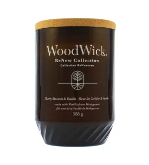WoodWick ReNew Cherry Blossom & Vanilla svíčka velká 368 g
