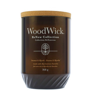 WoodWick ReNew Incense & Myrrh svíčka velká pro muže
