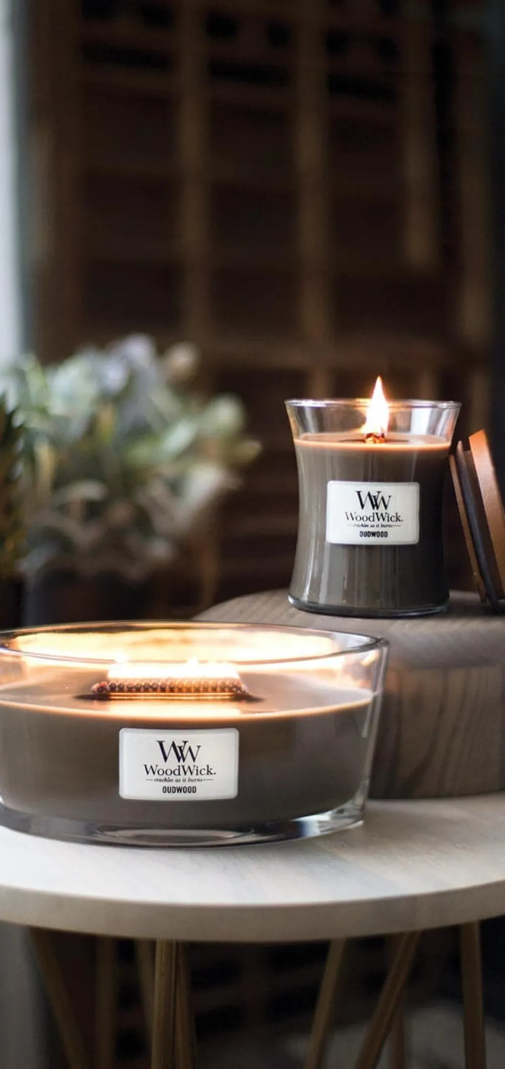 Rosewood vonná svíčka s dřevěným knotem 275 g