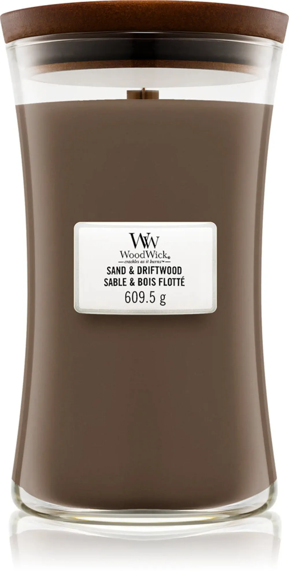 Sand & Driftwood vonná svíčka s dřevěným knotem 275 g