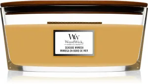 WoodWick Seaside Mimosa vonná svíčka s dřevěným knotem 453,6 g
