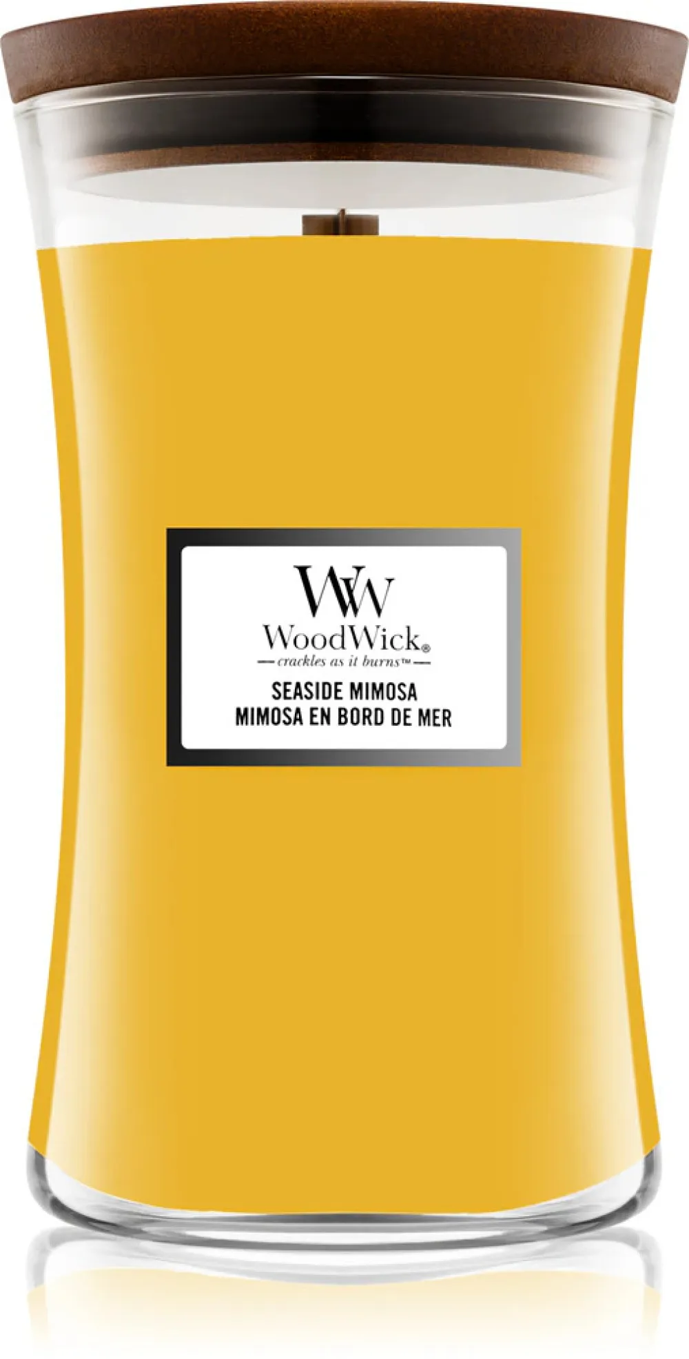 Seaside Mimosa vonná svíčka s dřevěným knotem 609,5 g