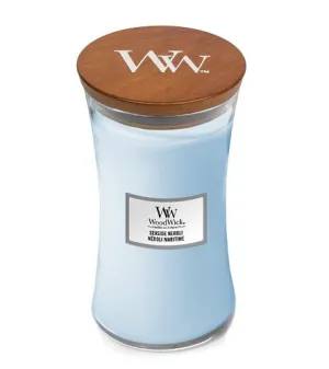 WoodWick Seaside Neroli vonná svíčka s dřevěným knotem 609,5 g
