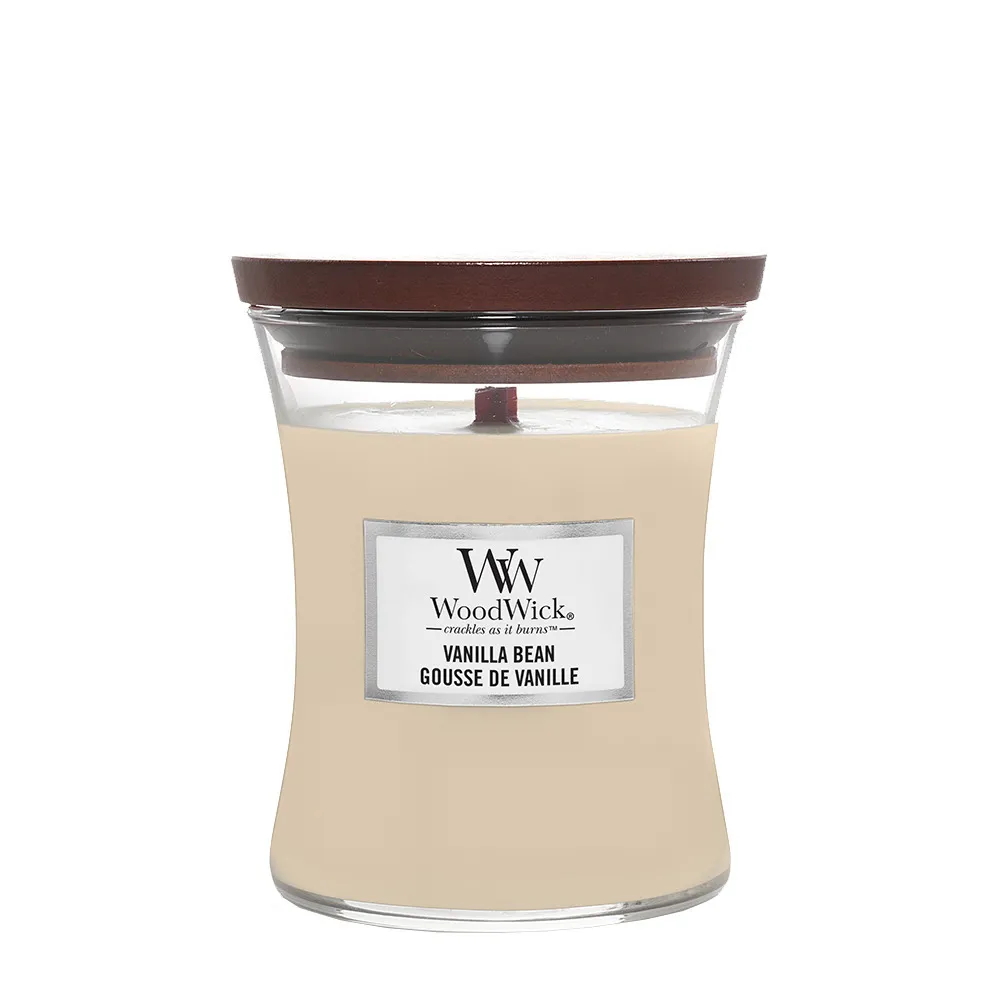 Vanilla Bean vonná svíčka s dřevěným knotem 275 g