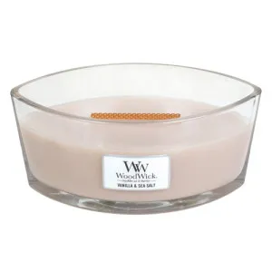 WoodWick WoodWick Vanilla & Sea Salt vonná svíčka s dřevěným knotem pro ženy