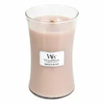Vanilla & Sea Salt vonná svíčka s dřevěným knotem pro ženy 609,5 g