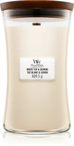 White Tea & Jasmine vonná svíčka s dřevěným knotem 609,5 g