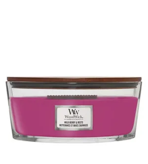 WoodWick Wild Berry & Beets vonná svíčka s dřevěným knotem 453,6 g