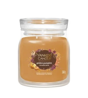 Yankee Candle Pumpkin Cinnamon Swirl signature svíčka střední 368 g