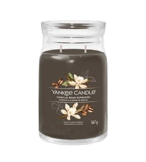 Yankee Candle Signature Vanilla Bean Espresso vonná svíčka 567 g