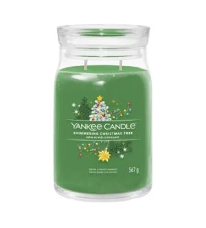 Yankee Candle Shimmering Christmas Tree signature svíčka velká 567 g
