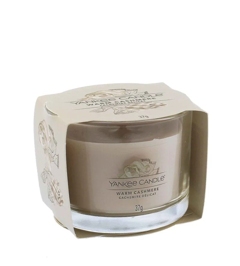 Warm Cashmere votivní svíčka ve skle 37 g