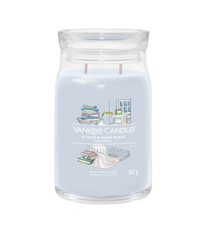 Yankee Candle A Calm & Quiet Place signature svíčka velká pro muže