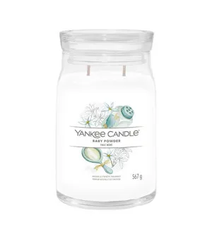 Yankee Candle Baby Powder signature svíčka velká 567 g