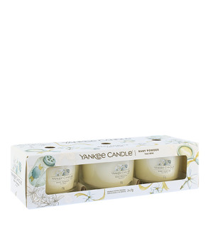 Yankee Candle Baby Powder votivní svíčka ve skle pro ženy
