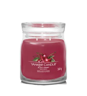 Yankee Candle Black Cherry signature svíčka střední 368 g
