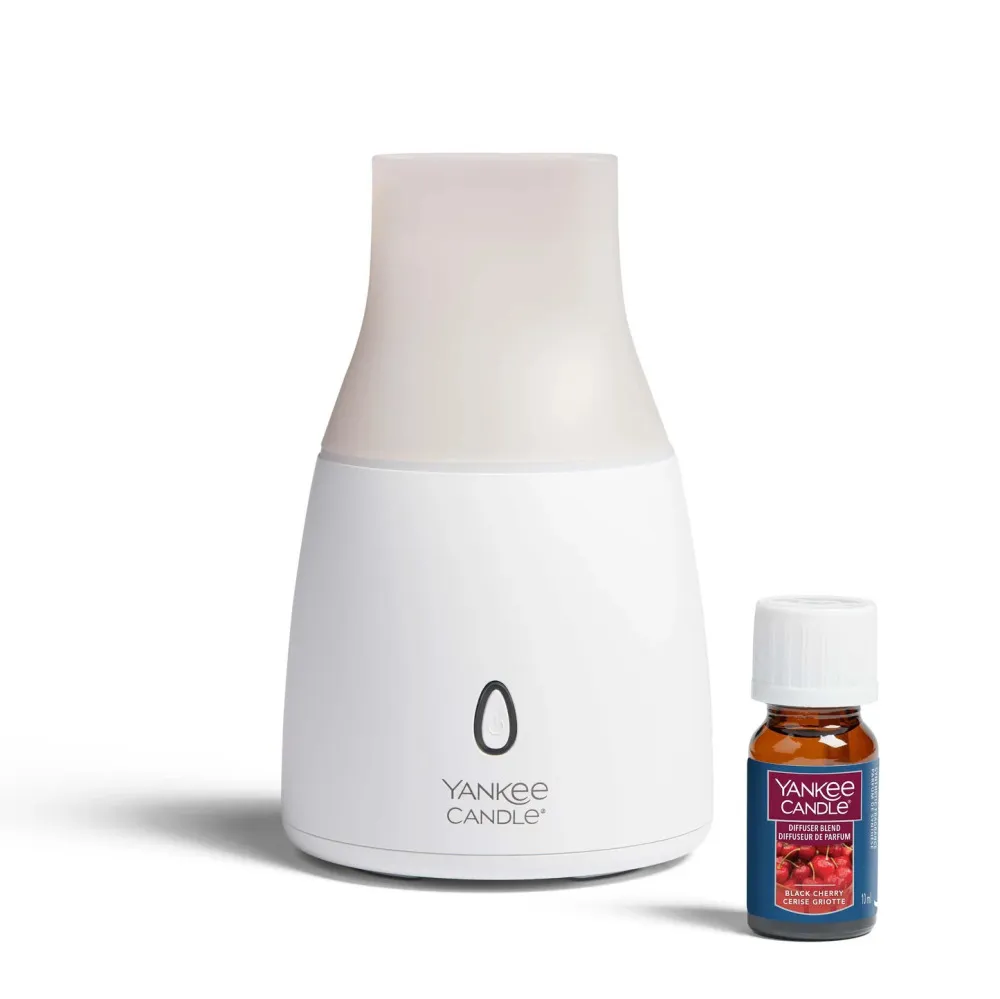 Black Cherry ultrazvukový aroma difuzér a vonný olej Yankee Candle Black Cherry ultrazvukový aroma difuzér a vonný olej