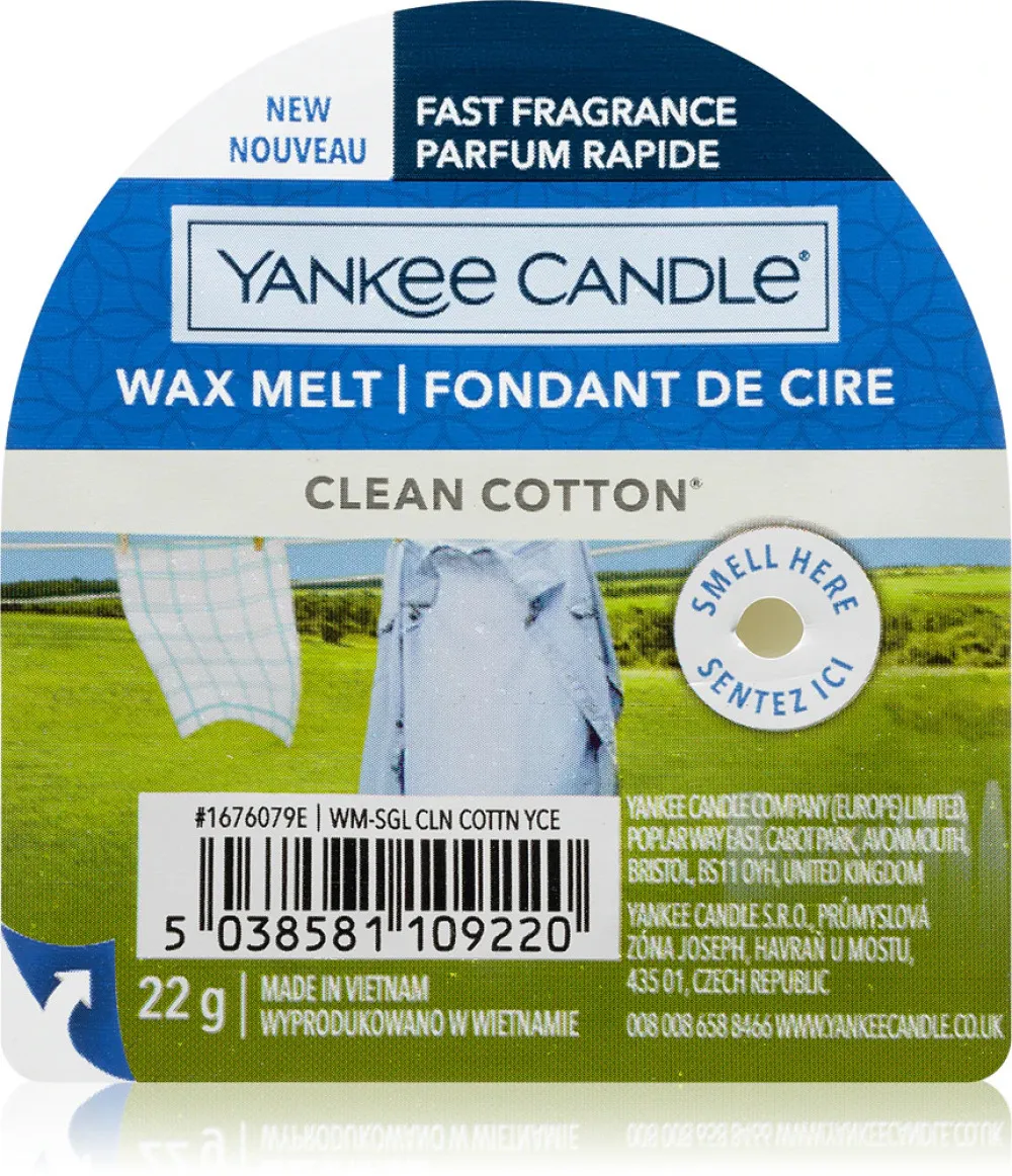 Clean Cotton vonný vosk 22 g
