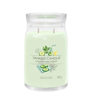 Yankee Candle Cucumber Mint Cooler signature svíčka velká 567 g