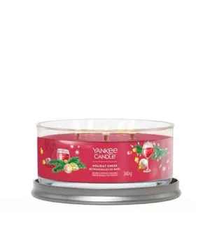 Yankee Candle Holiday Cheer signature tumbler 5 knotů 340 g