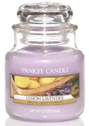 Yankee Candle Lemon Lavender vonná svíčka 104 g