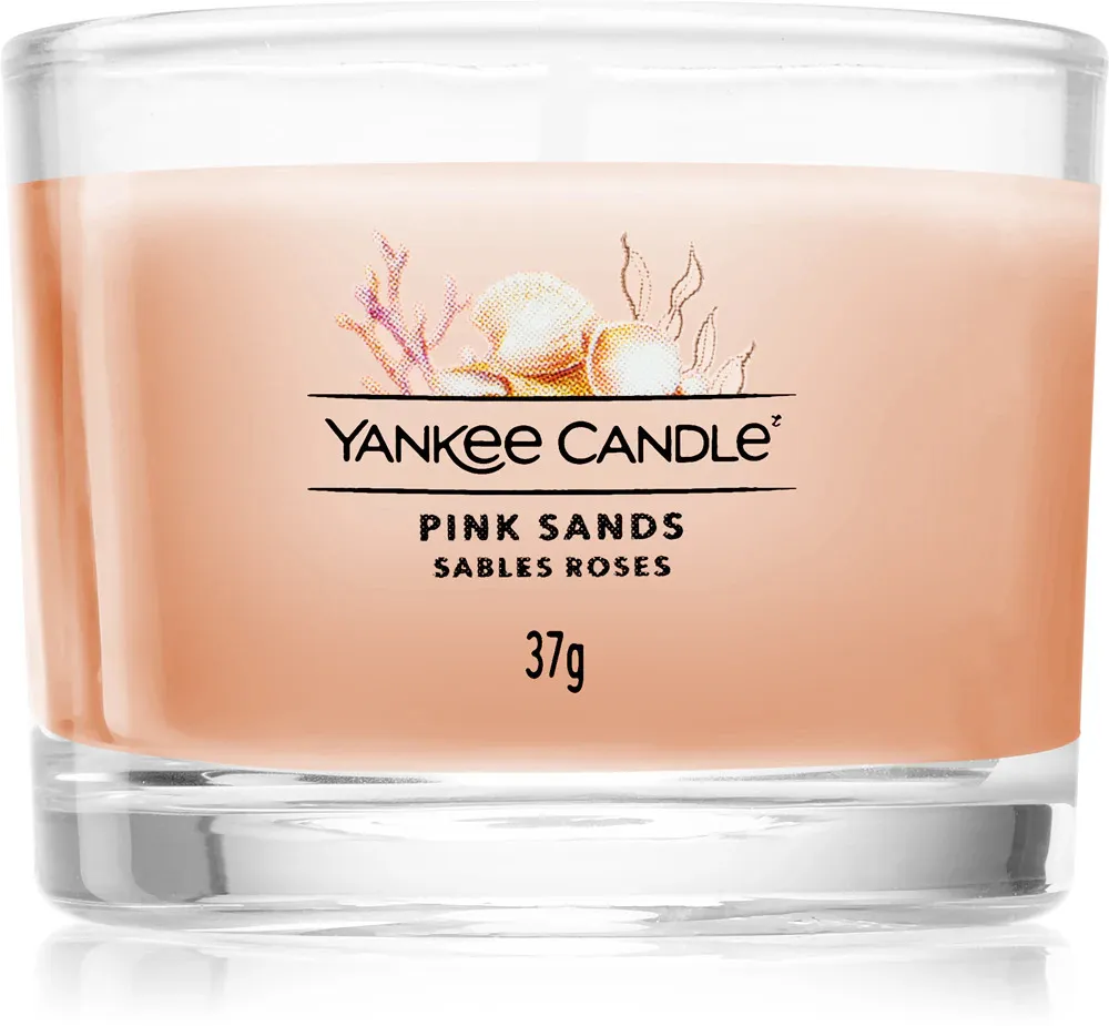 Pink Sands votivní svíčka ve skle 37 g