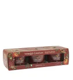 Red Apple Wreath votivní svíčka ve skle 3 x 37 g 3x37 g