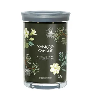 Yankee Candle Silver Sage & Pine signature tumbler velký 567 g
